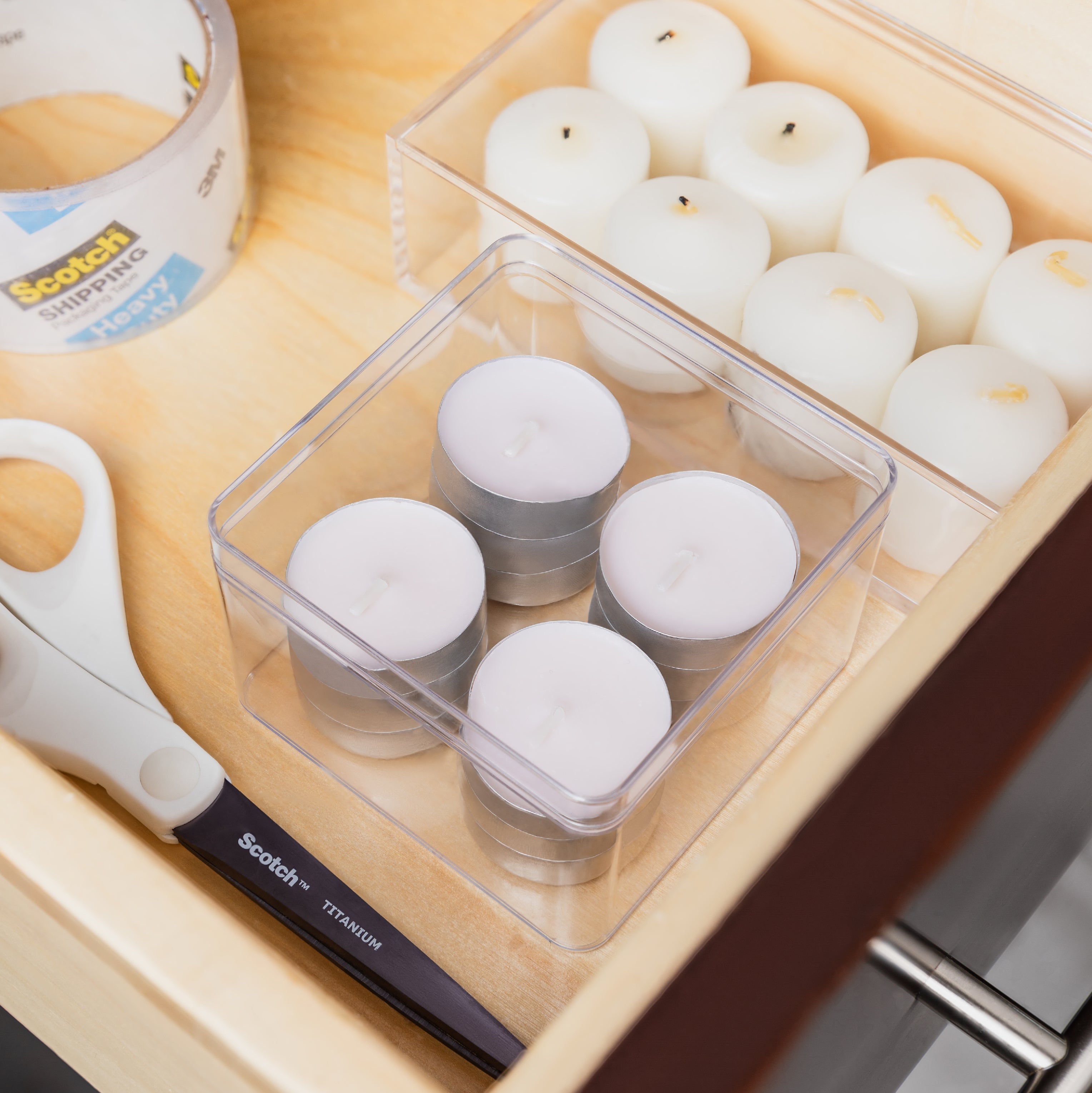 Clear Acrylic Boxes 3.75"X3.75"X2.5" 8 Pack